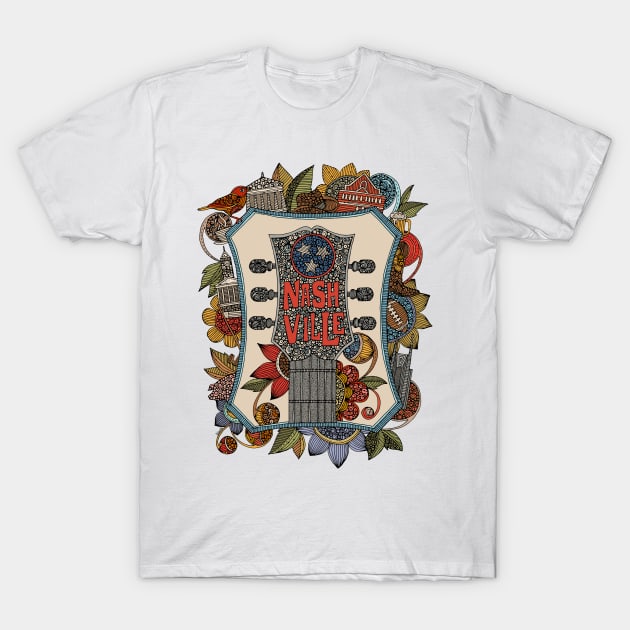 Hello Nashville T-Shirt by Valentina Harper